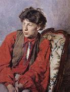 Ilia Efimovich Repin Vasile Repin portrait France oil painting artist